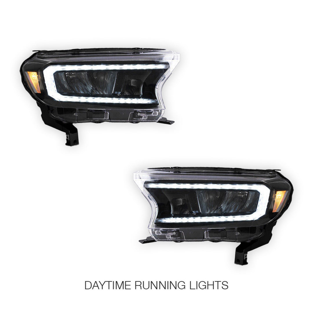 Ford Ranger PX MK2 MK3 (2015 - 2020) Sequential Indicator "FROST" Headlights LH + RH