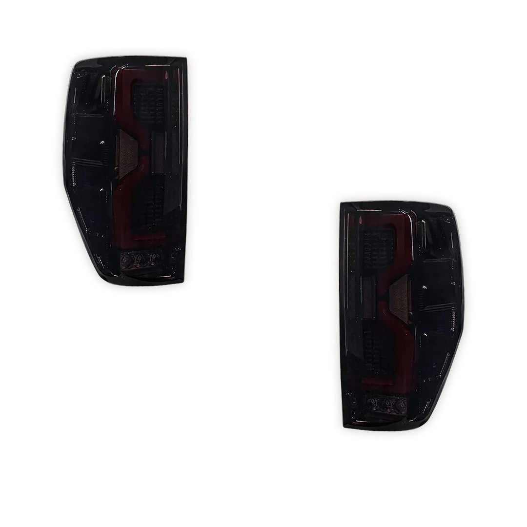 Ford Ranger PX MK1 / MK2 / MK3 (2011 - 2021) Smoked 3D Stripe Bar Full LED Tail Lights LH + RH