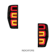 Ford Ranger PX MK1 / MK2 / MK3 (2012 - 2021) Smoked Triple-Eye Style LED Tail Lights LH + RH