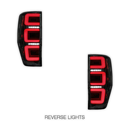 Ford Ranger PX MK1 / MK2 / MK3 (2012 - 2021) Smoked Triple-Eye Style LED Tail Lights LH + RH