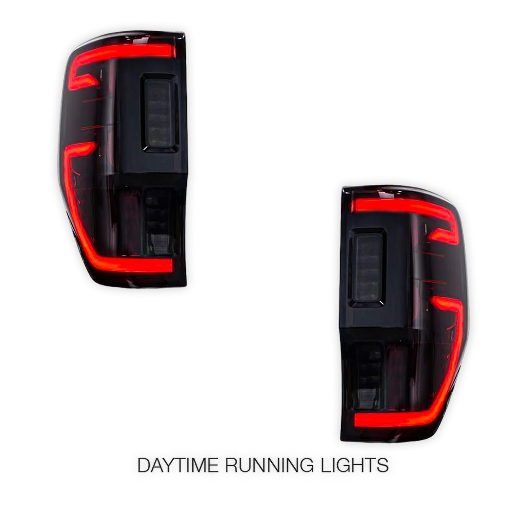 Ford Ranger Wildtrak PX MK1 MK2 MK3 (2011 - 2021) Crimson Smoked Tail Lights LH + RH