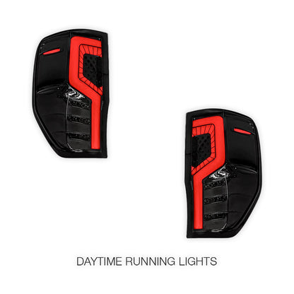 Ford Ranger PX MK1 / MK2 / MK3 (2012 - 2021) Smoked Razor-Style LED Tail Lights LH + RH