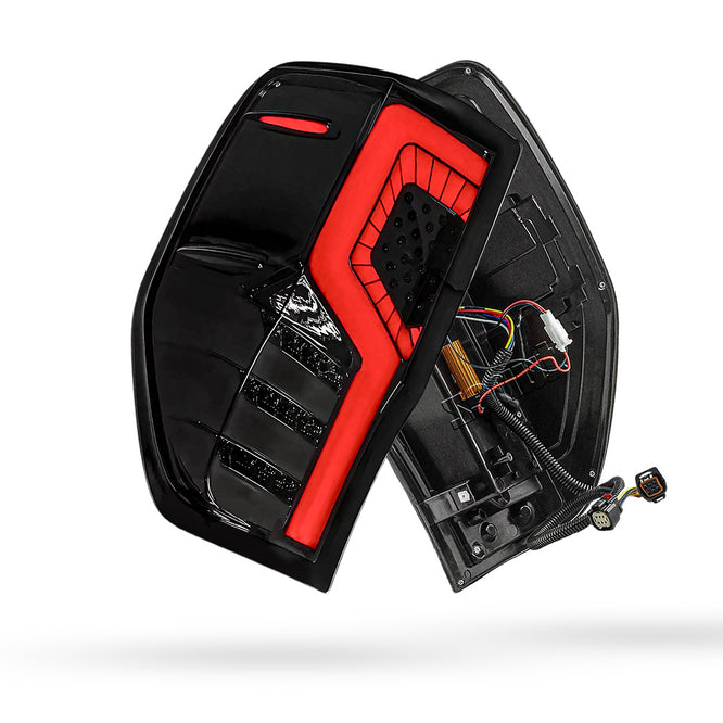 Ford Ranger PX MK1 / MK2 / MK3 (2012 - 2021) Smoked Razor-Style LED Tail Lights LH + RH