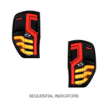 Ford Ranger PX MK1 / MK2 / MK3 (2012 - 2021) Smoked Razor-Style LED Tail Lights LH + RH