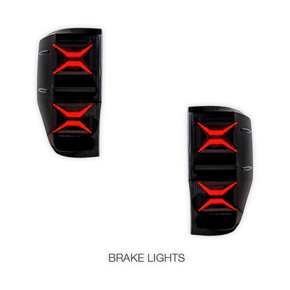 Ford Ranger PX MK1 / MK2 T6 (2012 - 2018) Sequential Smoked Full LED Tail Lights LH + RH