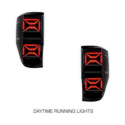 Ford Ranger PX MK1 / MK2 T6 (2012 - 2018) Sequential Smoked Full LED Tail Lights LH + RH