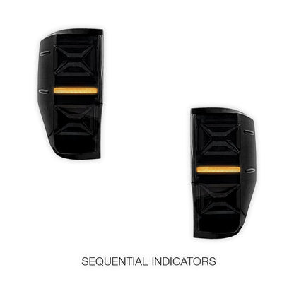 Ford Ranger PX MK1 / MK2 T6 (2012 - 2018) Sequential Smoked Full LED Tail Lights LH + RH