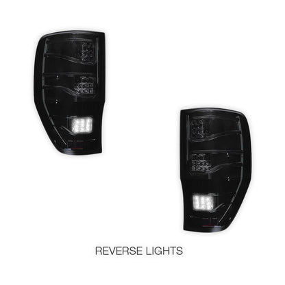 Ford Ranger T6 PX MK1 / MK2 / MK3 (2012 - 2021) Smoked Matrix Style LED Tail Lights LH + RH