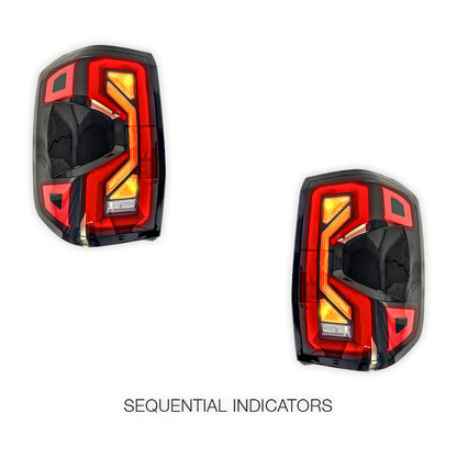 Ford Ranger T9 PY (2022 - 2024) Smoked LED Tail Lights LH + RH