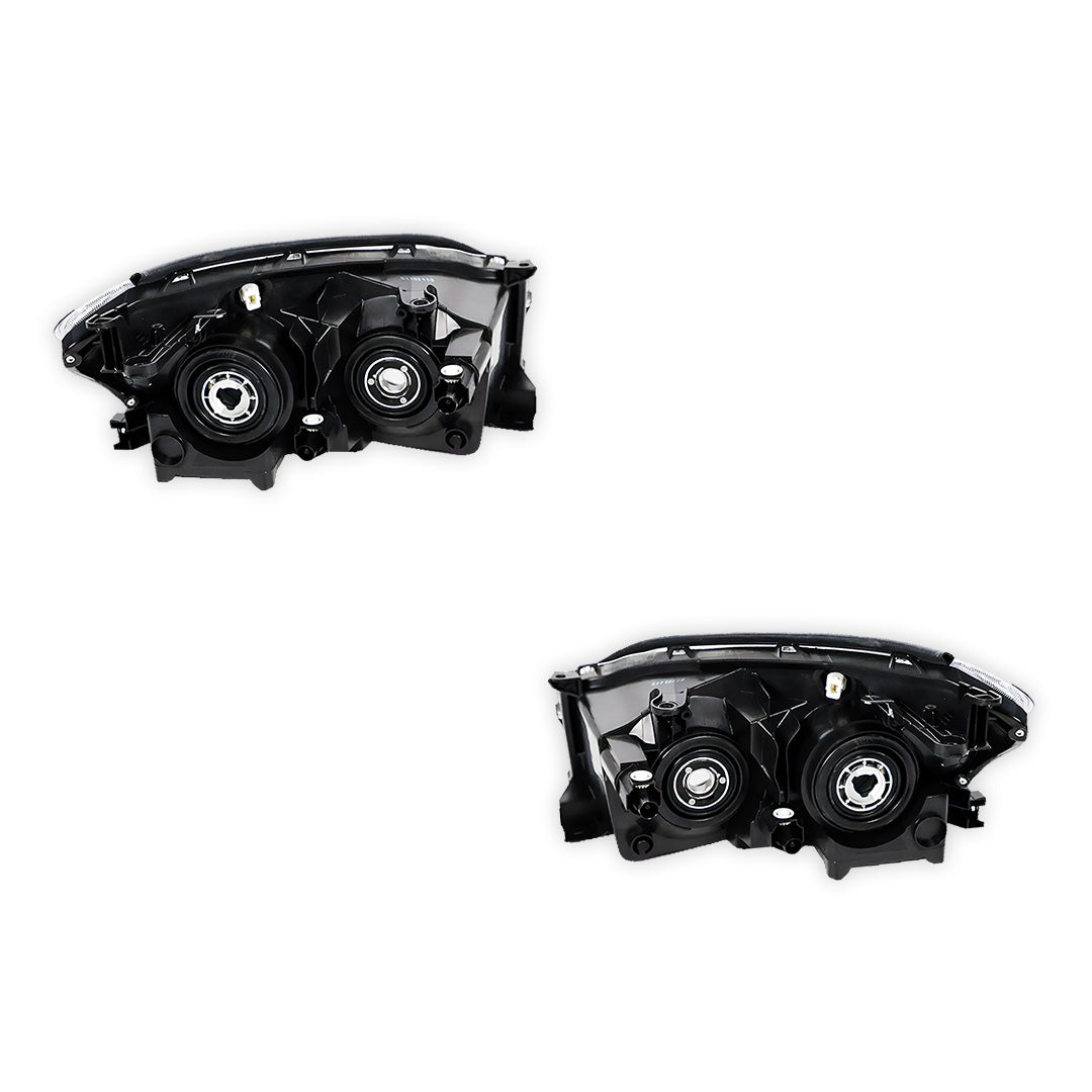 Toyota RAV4 XA30 / ACA30 Series 1 (2005 - 2008) Black Headlights LH + RH