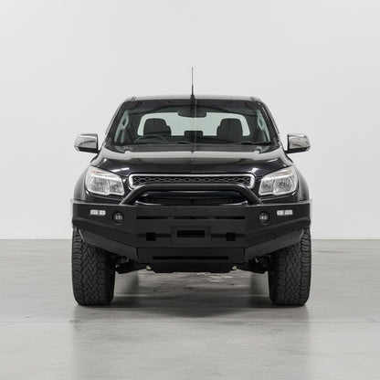 DMS Holden Colorado RG (2012 - 2016) Single Hoop Steel Bull Bar + LED Lights ADR Compliant