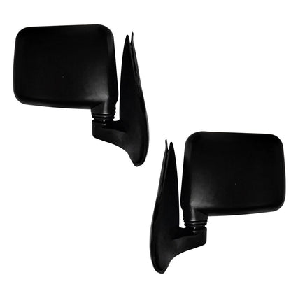 Holden Rodeo TF (1998 - 2003) Manual Door Mirrors (Black)