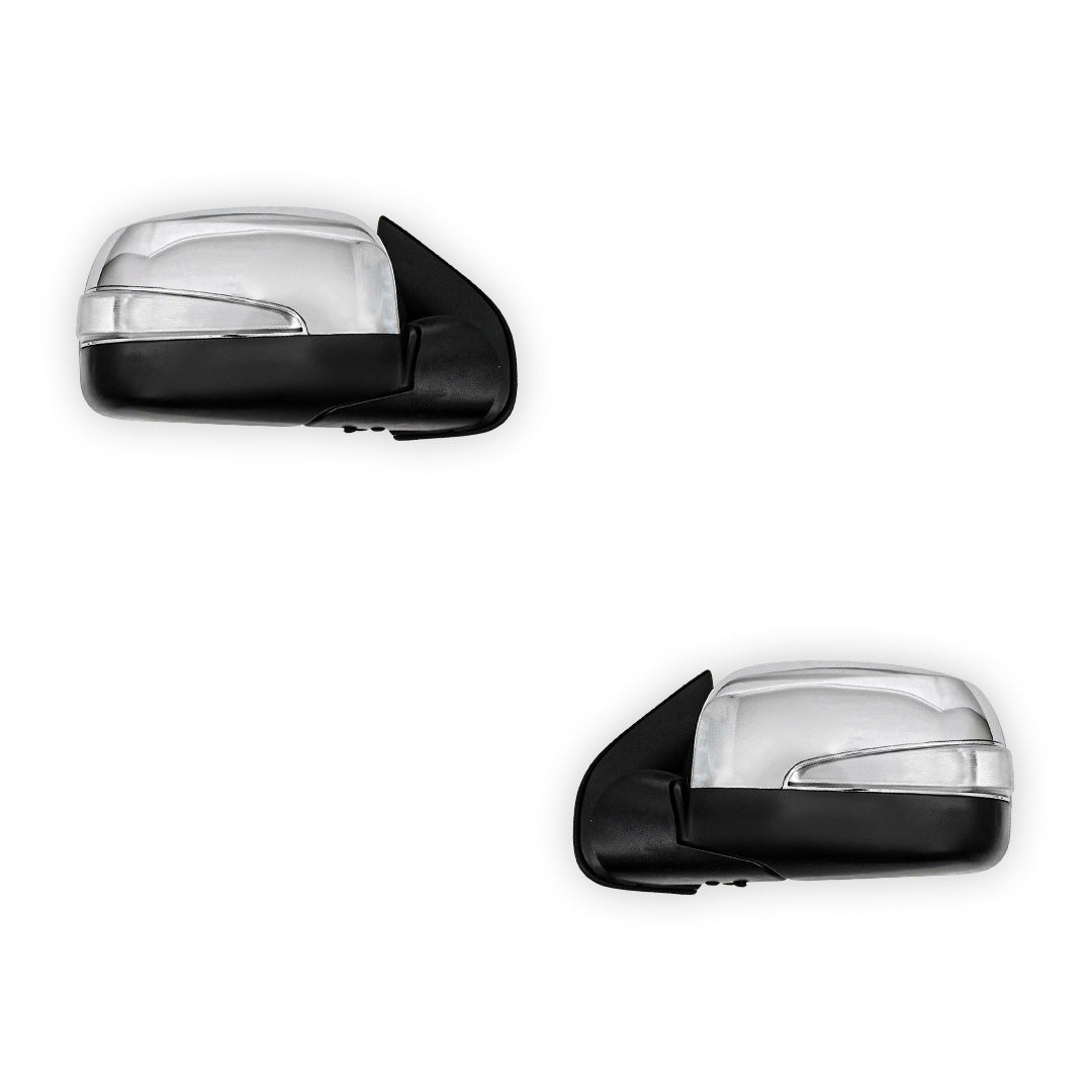 Holden Rodeo RA (2003 - 2008) Electric Door Mirrors (Chrome)