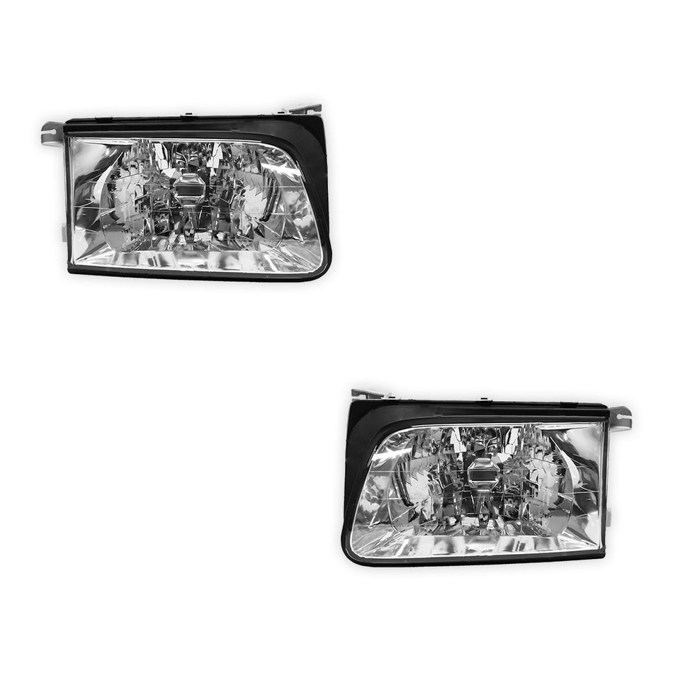 Holden Rodeo TF (1998 - 2003) Crystal Clear Headlights LH + RH