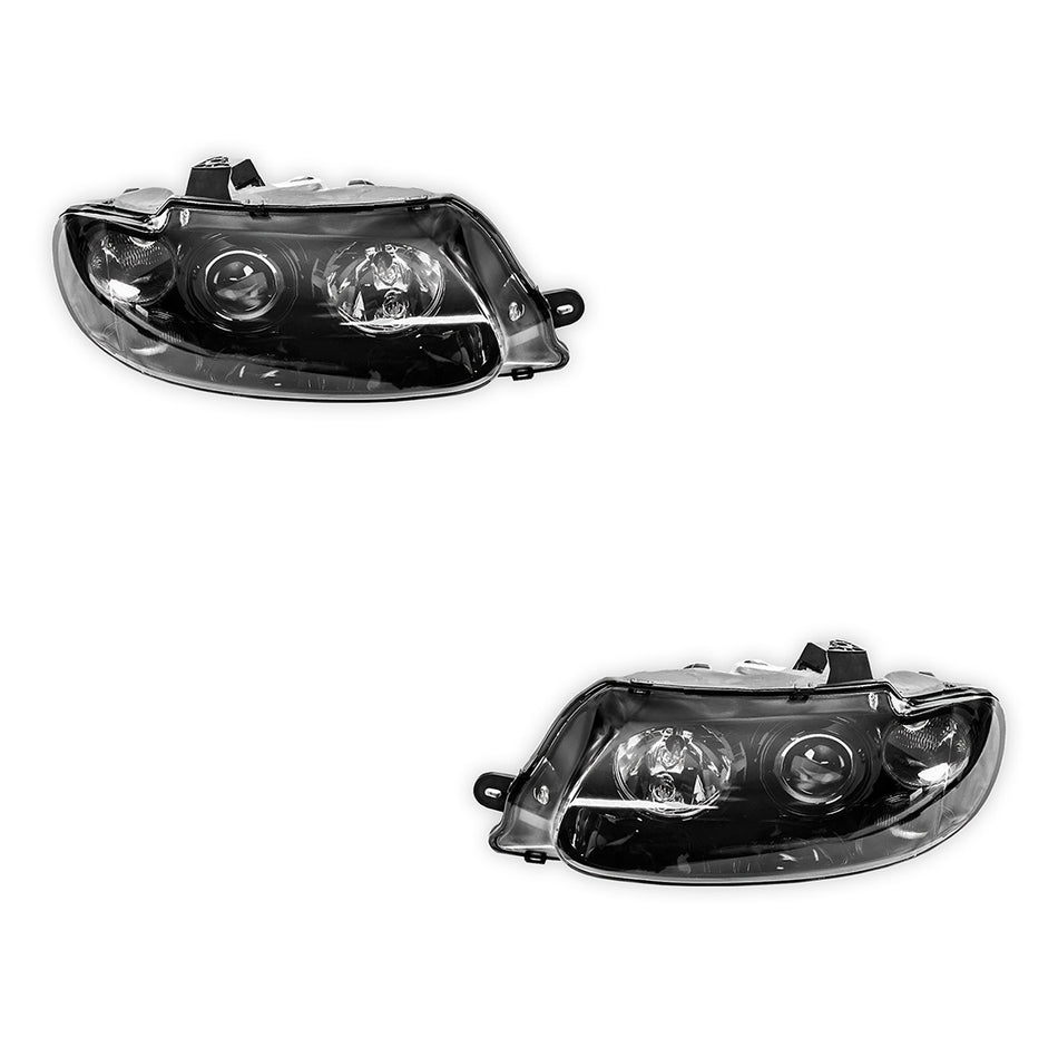 Holden Monaro VX / VY (2001 - 2004) Black Projector Headlights LH + RH