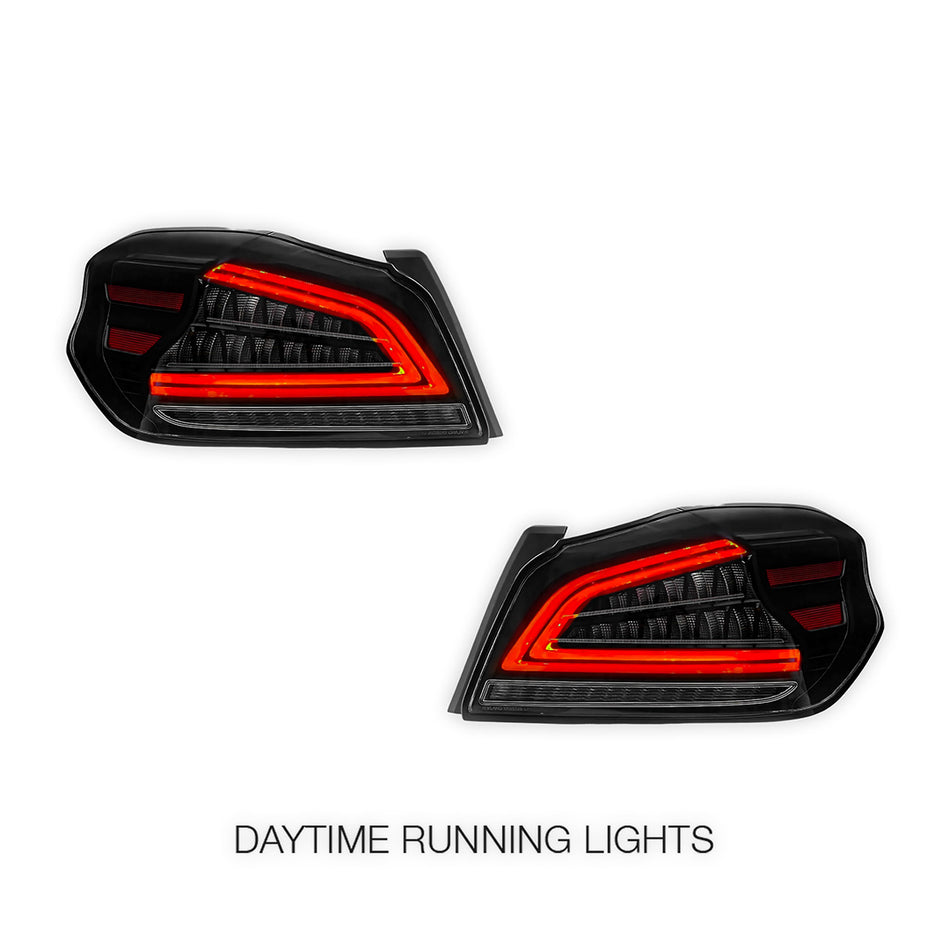 Subaru WRX VA (2015 - 2021) Sequential Smoked Clear Tail Lights LH + RH
