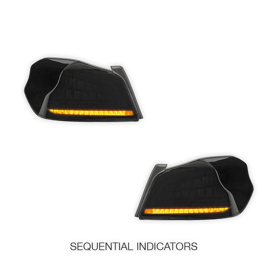 Subaru WRX VA (2015 - 2021) Sequential Smoked Tail Lights LH + RH