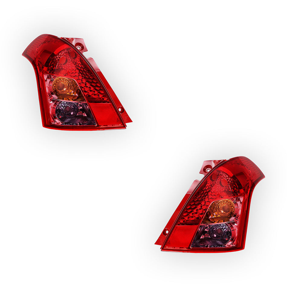 Suzuki Swift EZ / RS415 Hatch Series 2 (2007 - 2010) OEM Style Tail Lights LH + RH