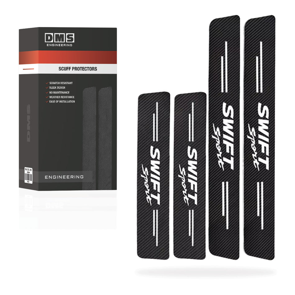 Suzuki Swift Sport Door Sill Anti-Scratch Scuff Protectors Complete Set