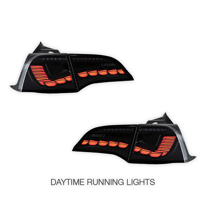 Tesla Model 3 Sedan (2017 - 2022) Sequential Clear Tail Lights LH + RH