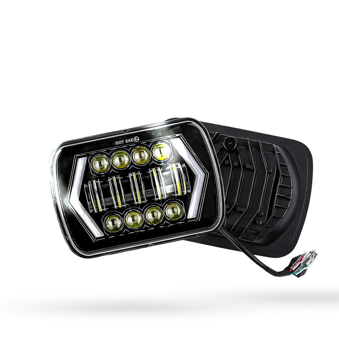 Mitsubishi Triton 7x6" 5x7" LED Headlights LH + RH
