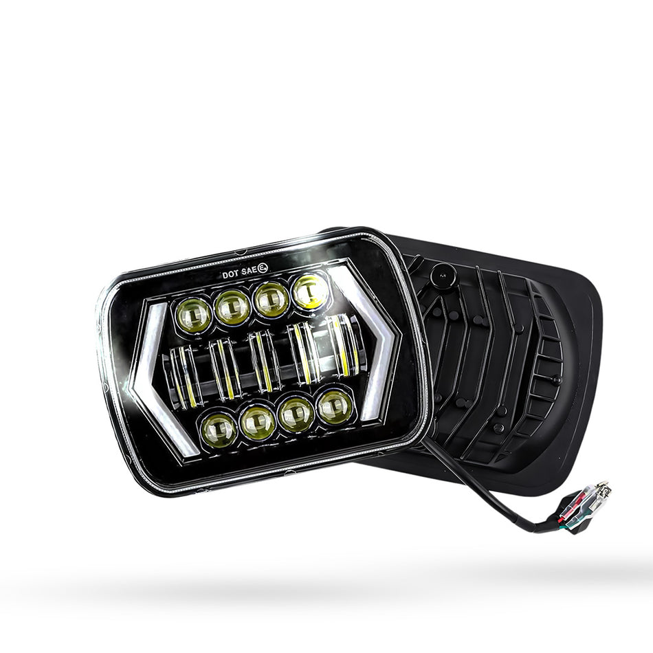 Mitsubishi Triton 7x6" 5x7" LED Headlights LH + RH