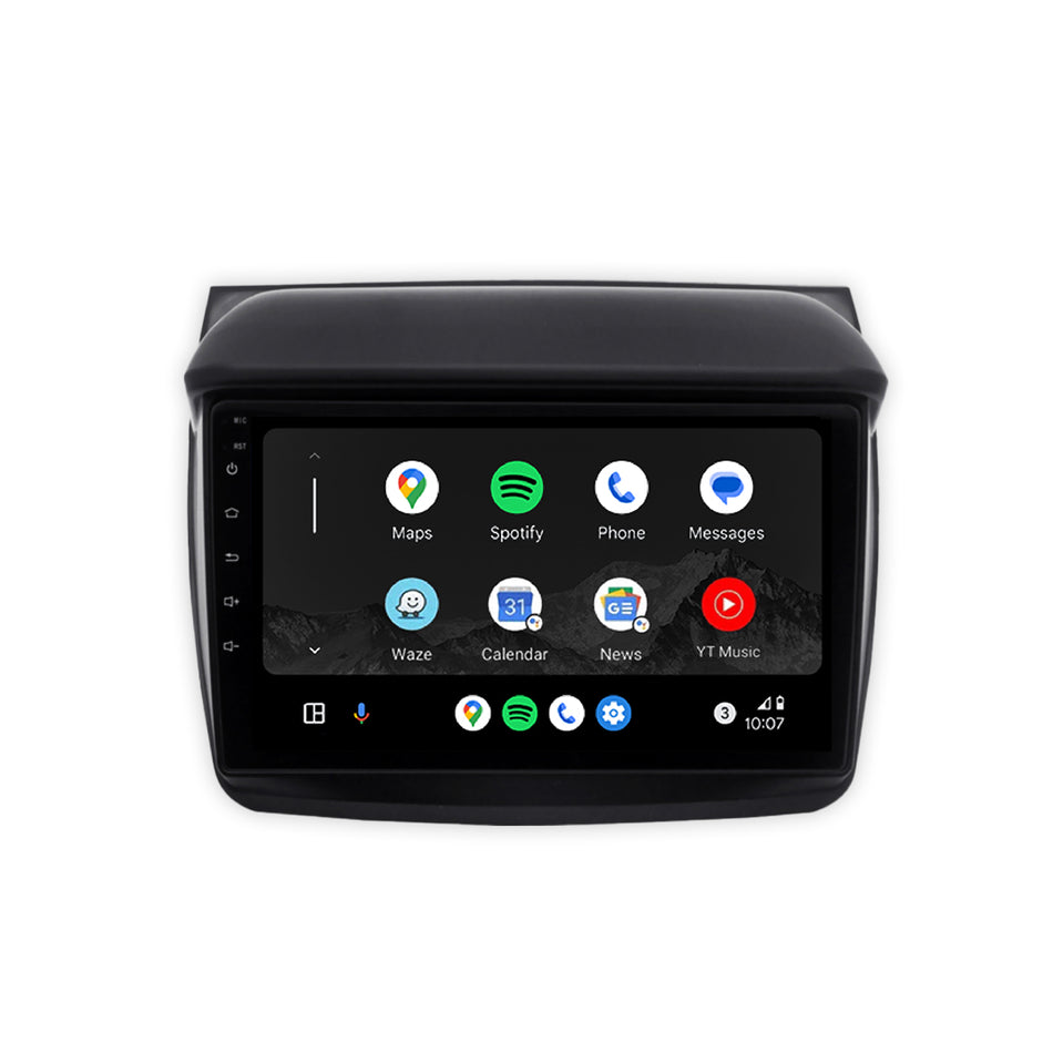 Mitsubishi Triton ML MN (2006 - 2015) 9" Wireless Android 13 Head Unit for Apple CarPlay / Android Auto