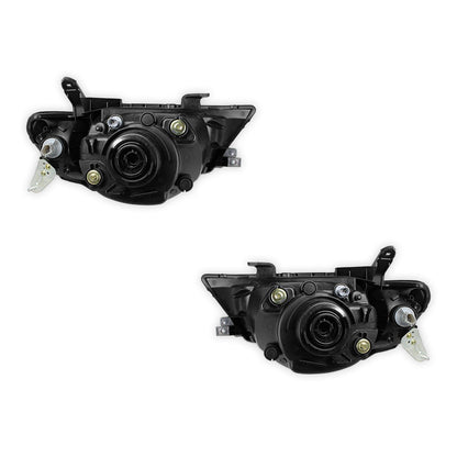 Mitsubishi Triton ML (2006 - 2009) Round Reflector OEM Style Headlights LH + RH