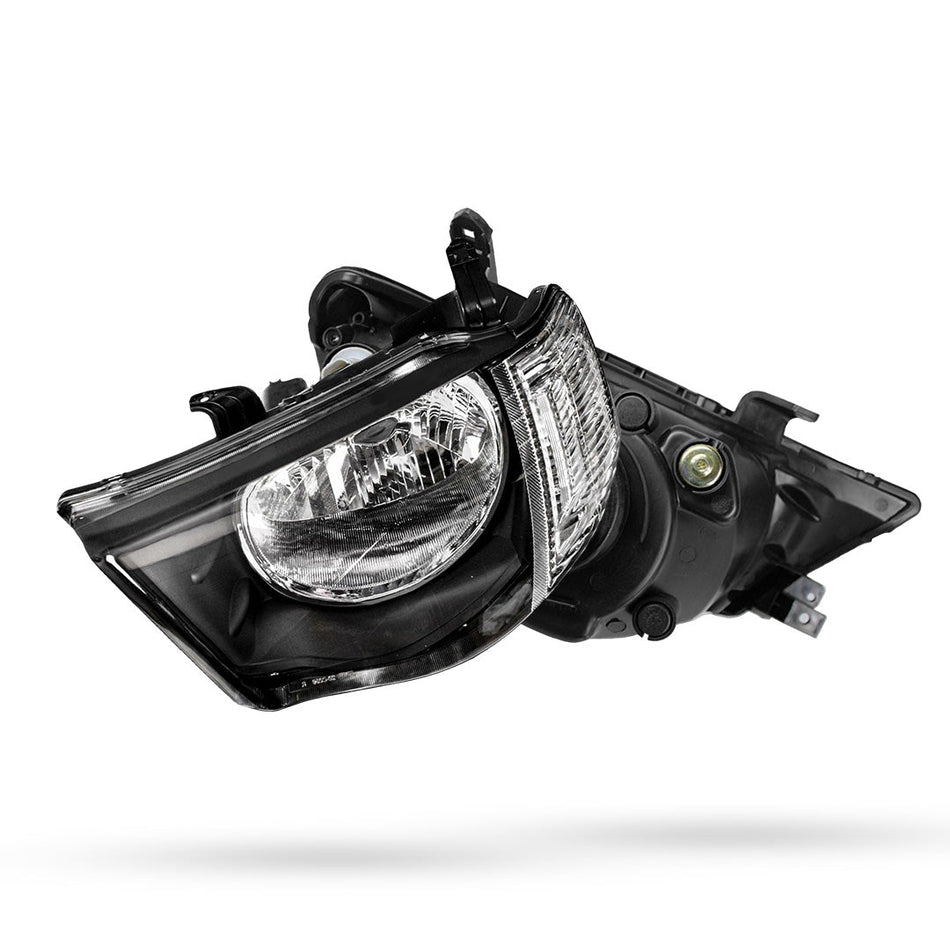 Mitsubishi Triton MN (2009 - 2015) Black Headlights LH + RH