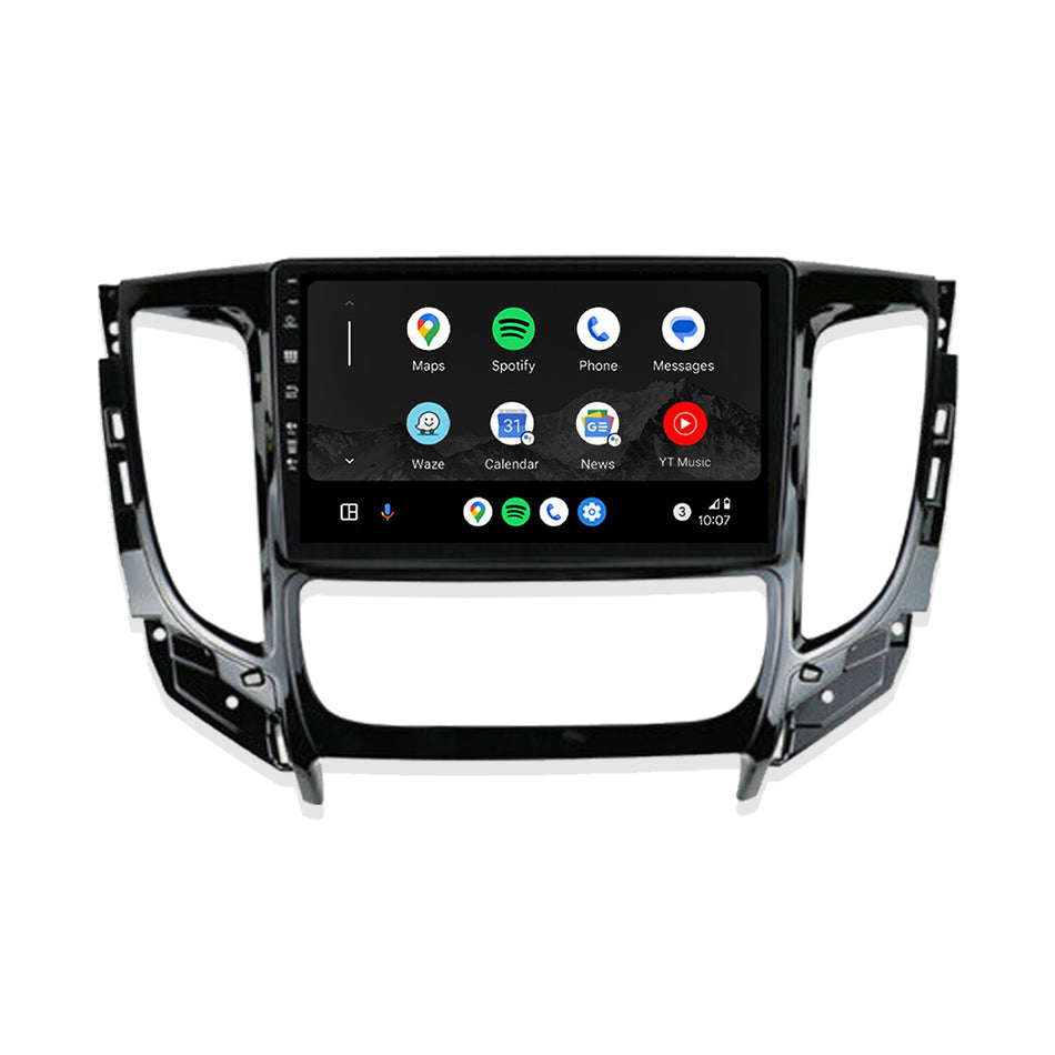 Mitsubishi Triton MQ / MR (2015 - 2019) 9" Wireless Android 14 Head Unit for Apple CarPlay / Android Auto