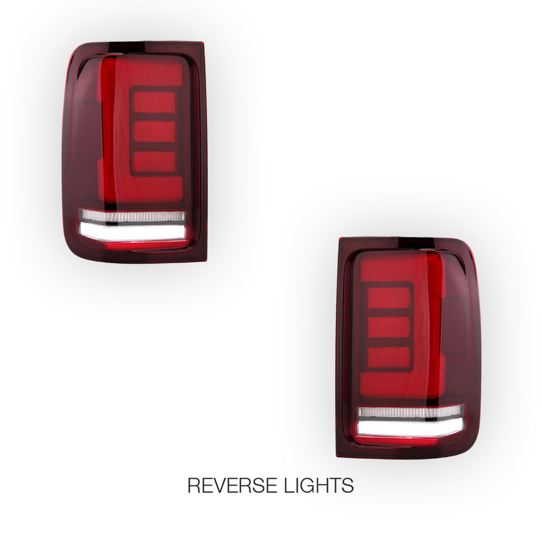 Volkswagen Amarok 2H (2008 - 2020) Sequential Red Tail Lights LH + RH
