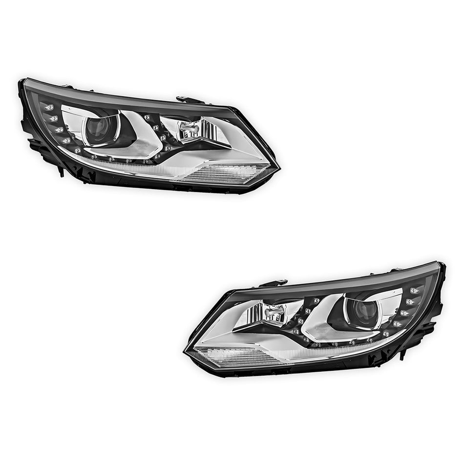 Volkswagen Tiguan 5N (2011 - 2016) Xenon & LED Headlights LH + RH