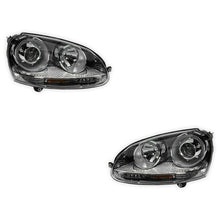 Volkswagen Golf MK5 (2005 - 2009) Grey Xenon HID OEM Style Headlights LH + RH